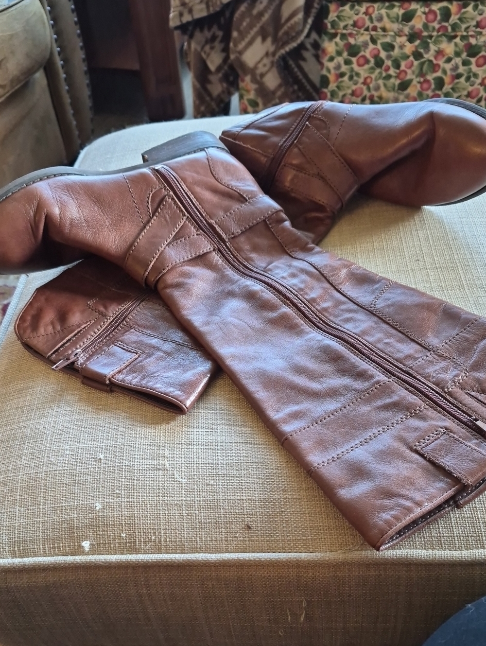 MARC FISHER Beautiful Brown Leather Boots.